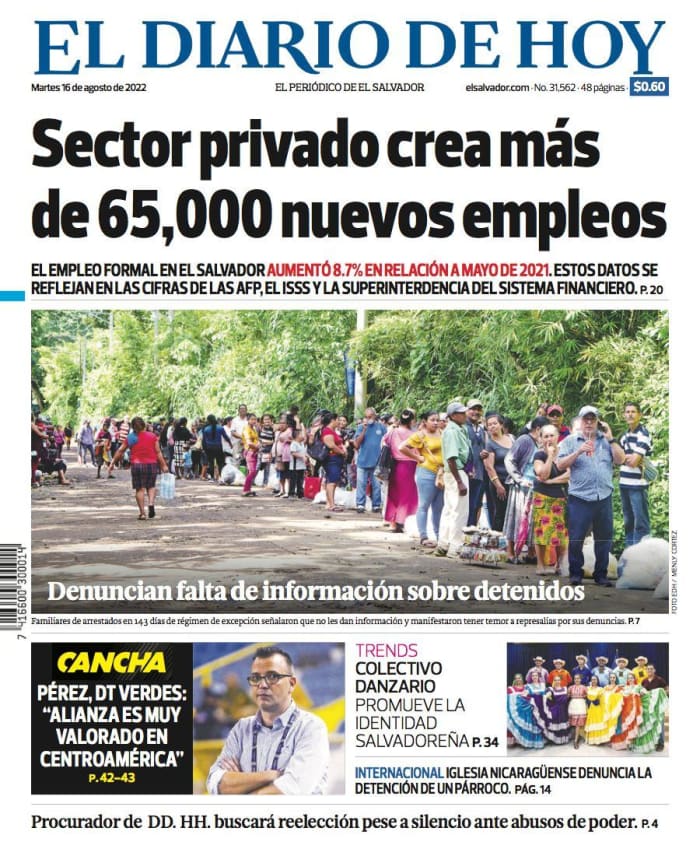 El Diario De Hoy Diario El Salvador